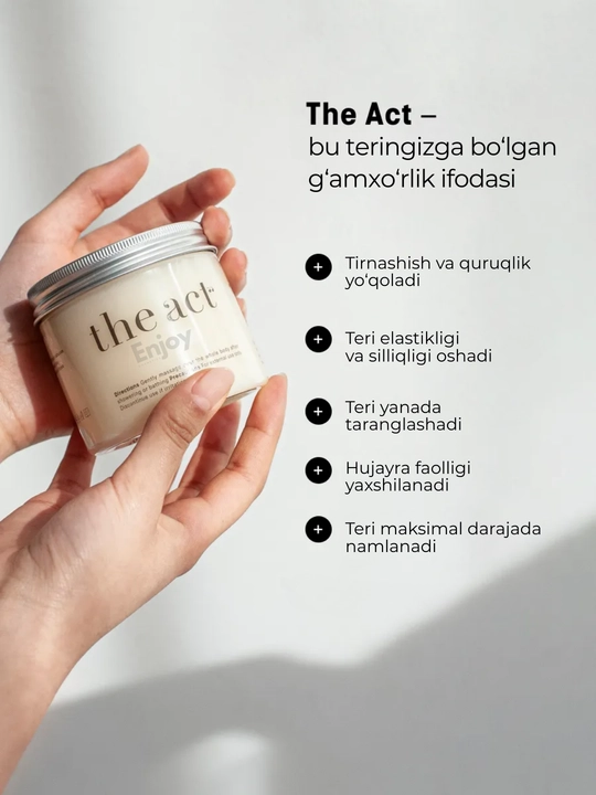 Крем баттер для тела The Act, кокос, манго, виноград, апельсин, питание и увлажнение кожи