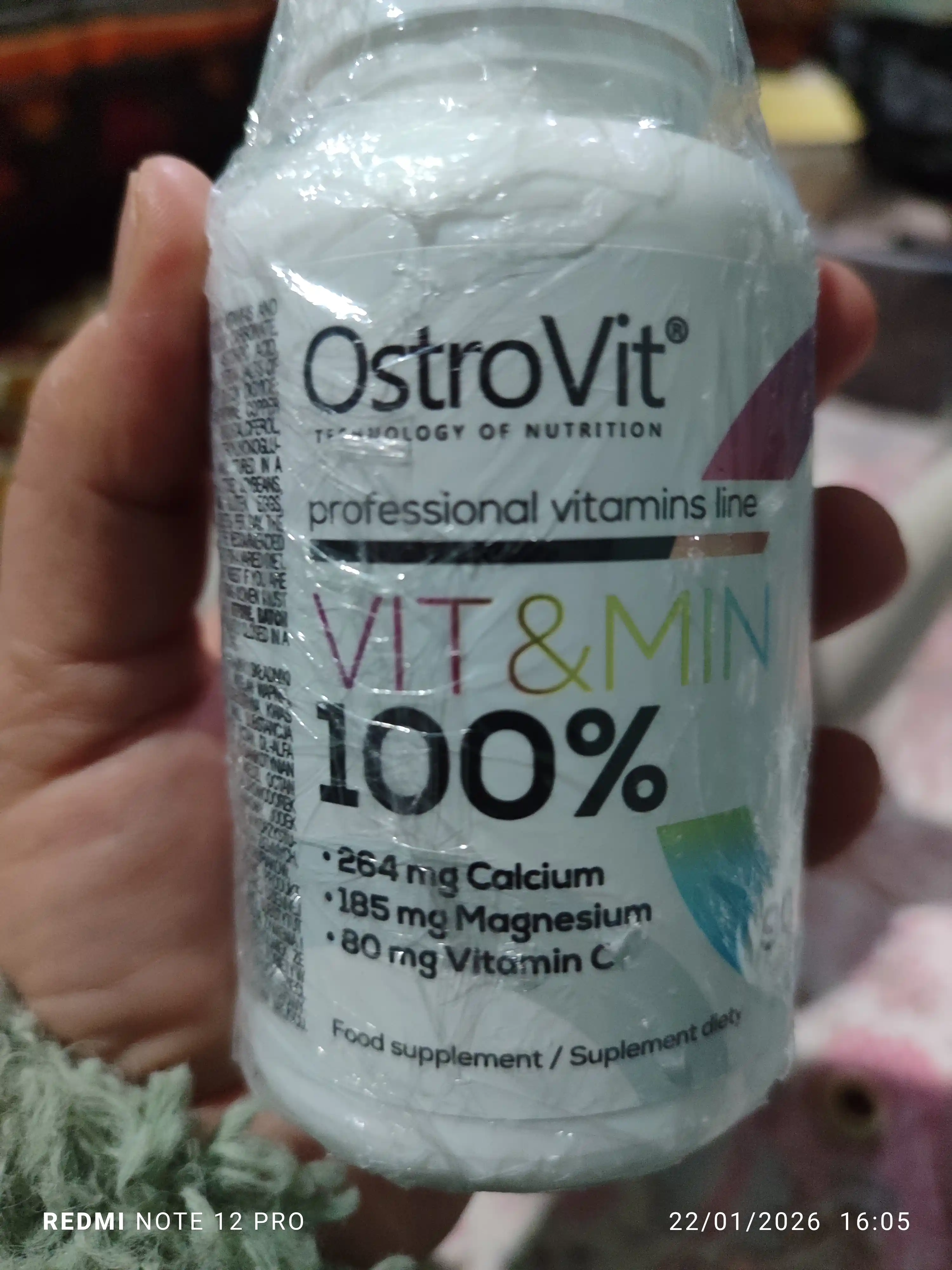 Kaltsiy, magniy, vitamin C, 90 tabletka