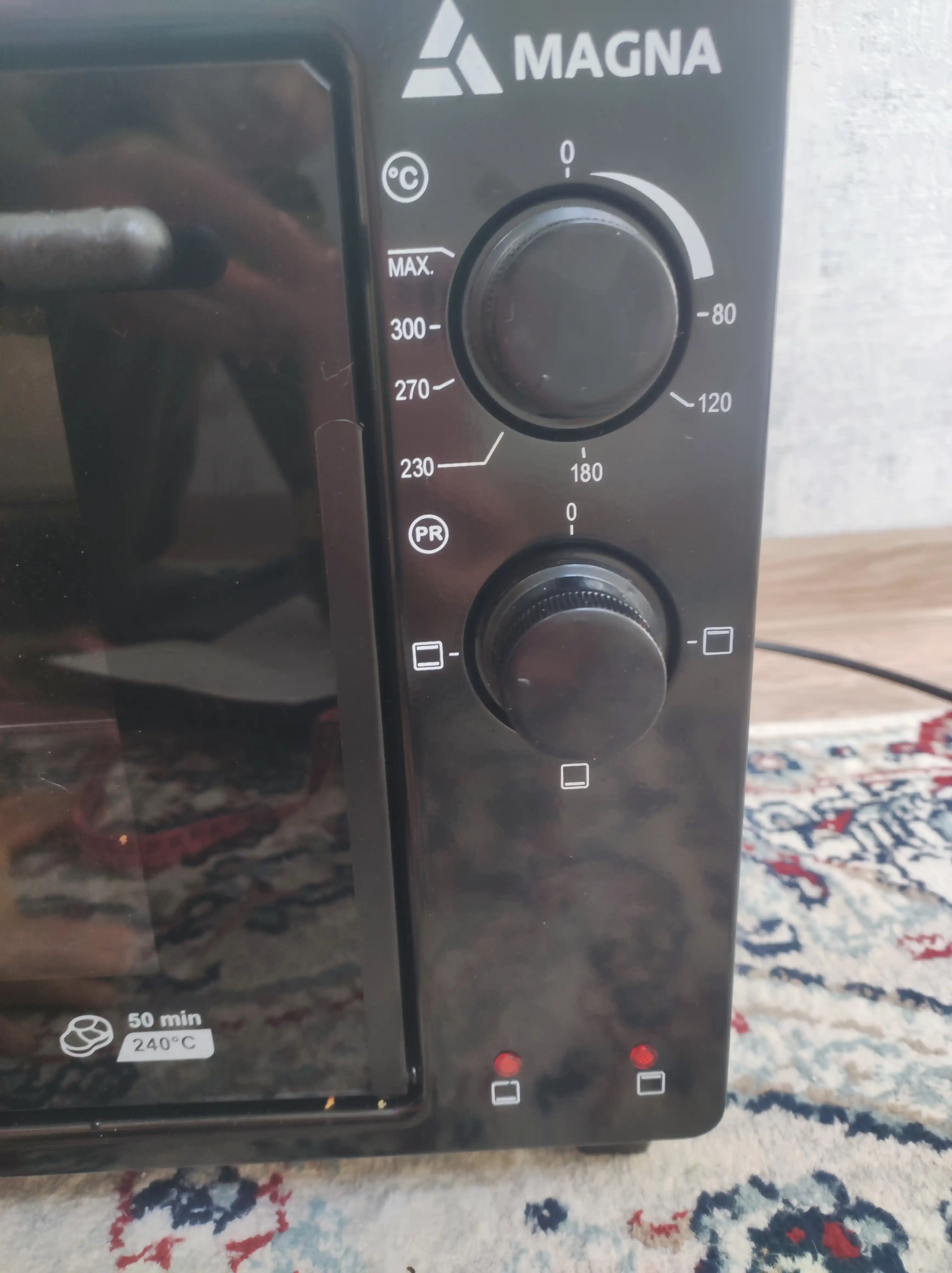 Мини печь Magna MF3215B-03BL/1, объем 32 л, мощность 1500 Вт