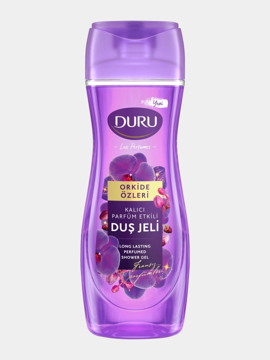 Dush uchun gel DURU LUX PERFUMES ORXIDEYA 450 ml - 