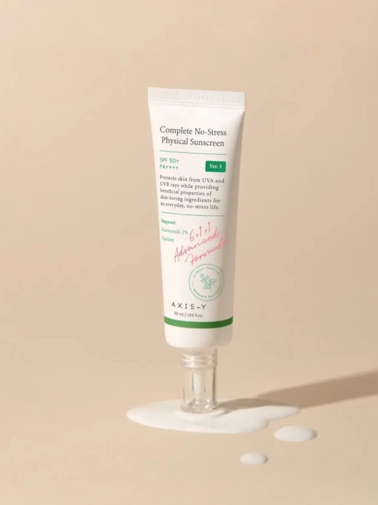 Quyoshdan himoyalovchi AXIS-Y Physical Sunscreen V. 3 SPF50+ PA++++, 50 ml