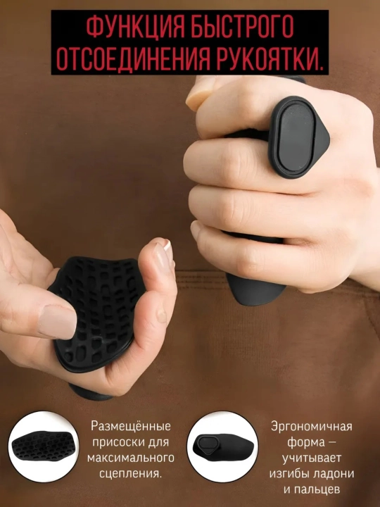 Усилитель хвата штанги и гантелей 2 шт