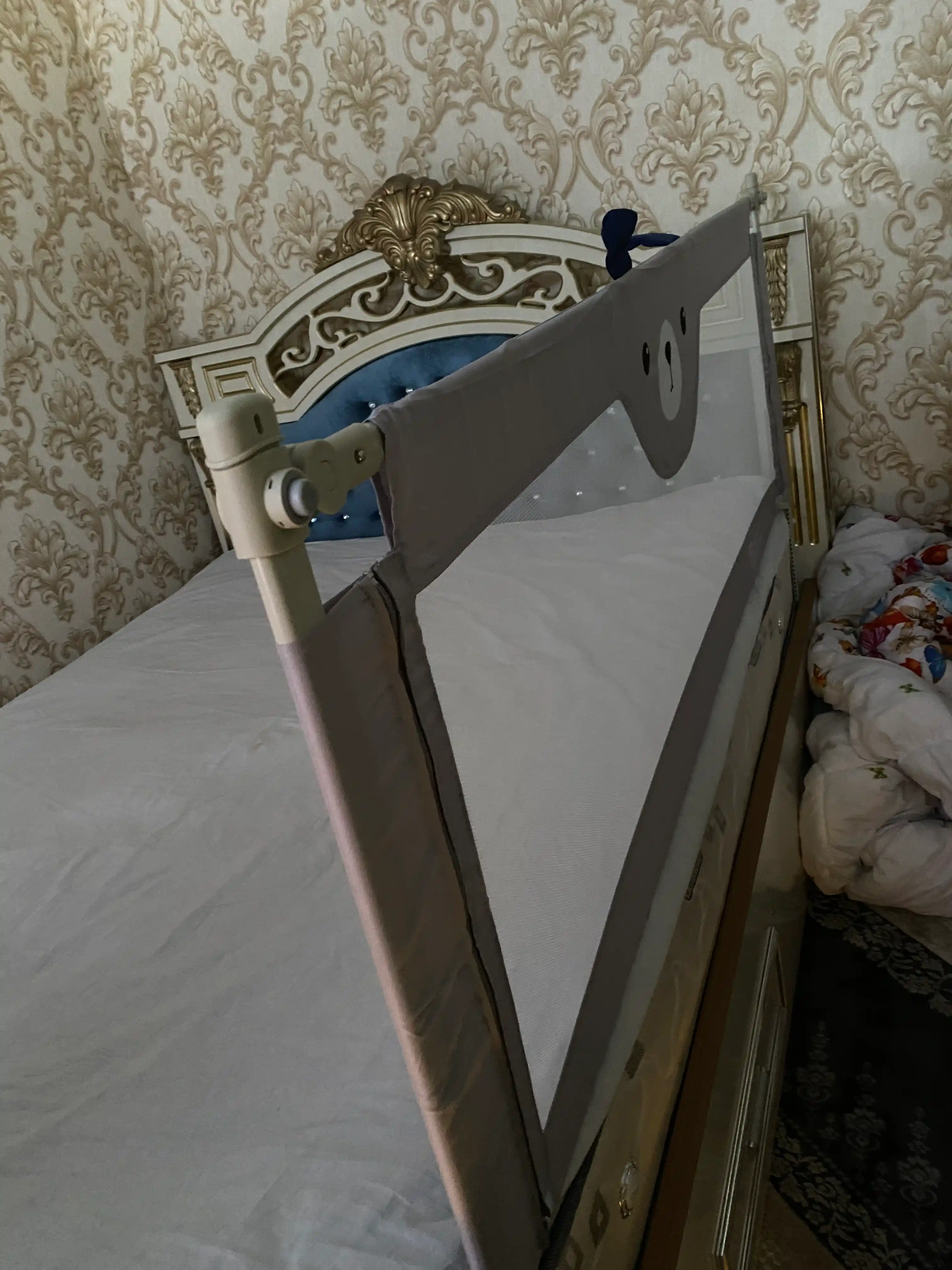 Защитный барьер ограничитель, бортик для кровати, сетка, размер 200 см и 180 см