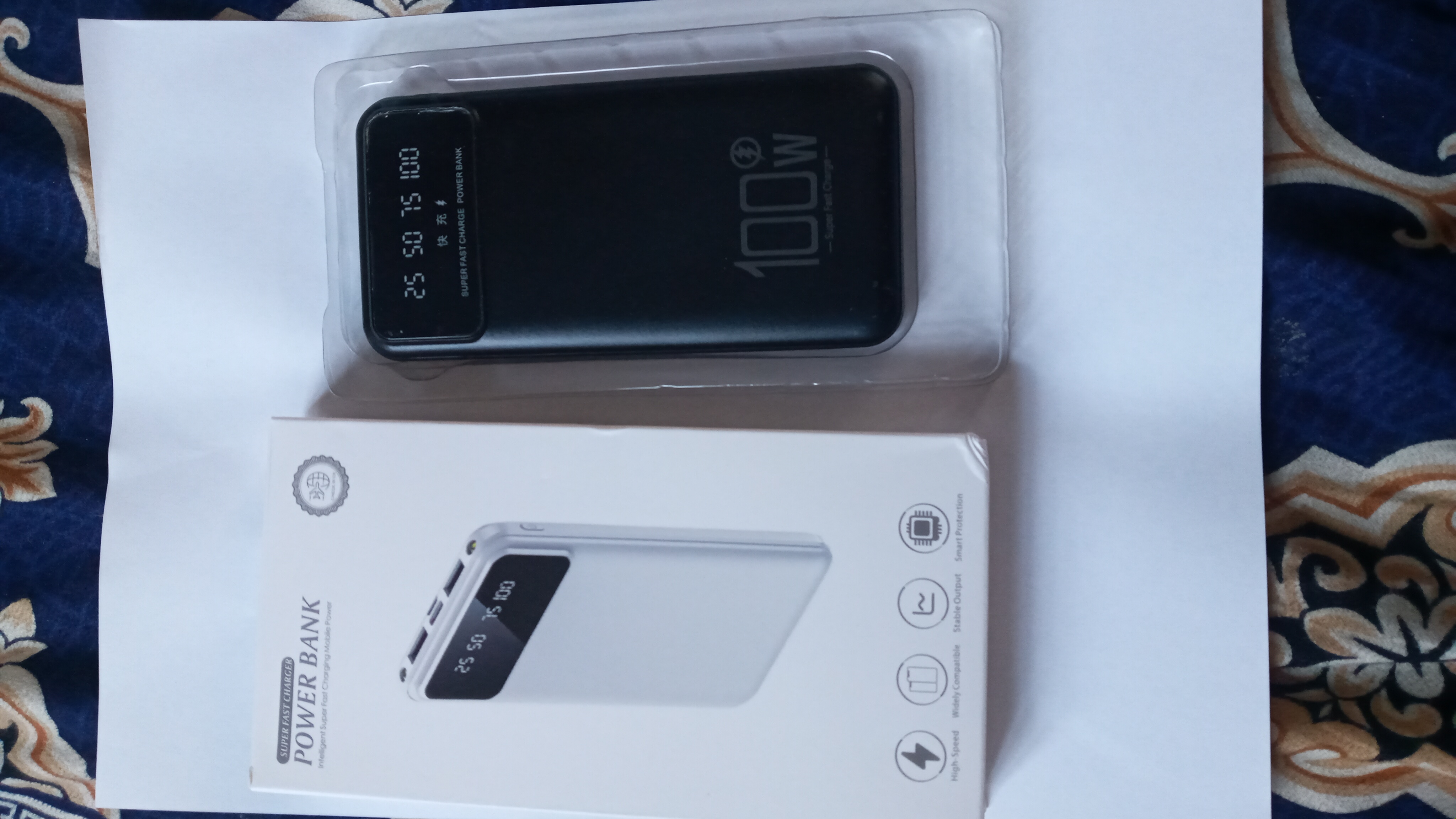 Tashqi akkumulyator, 20000mA 22.5W super tezkor quvvat 100%