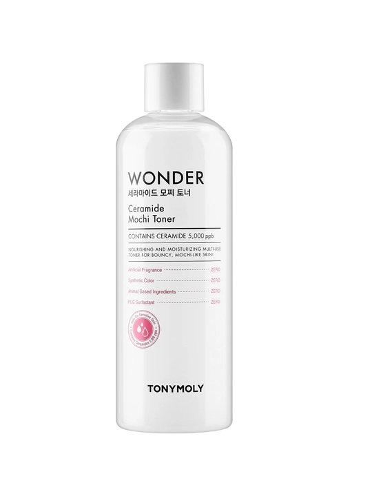 Тоник для лица tony moly wonder ceramide mochi toner 500мл - 