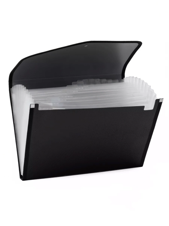 Папка-портфель для документов Midgo MG-8811A, А4, 12 отсеков