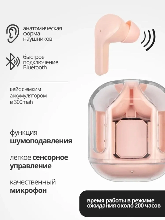 Simsiz quloqchilar, displeyli, mikrofonli va shovqinni kamaytiradi