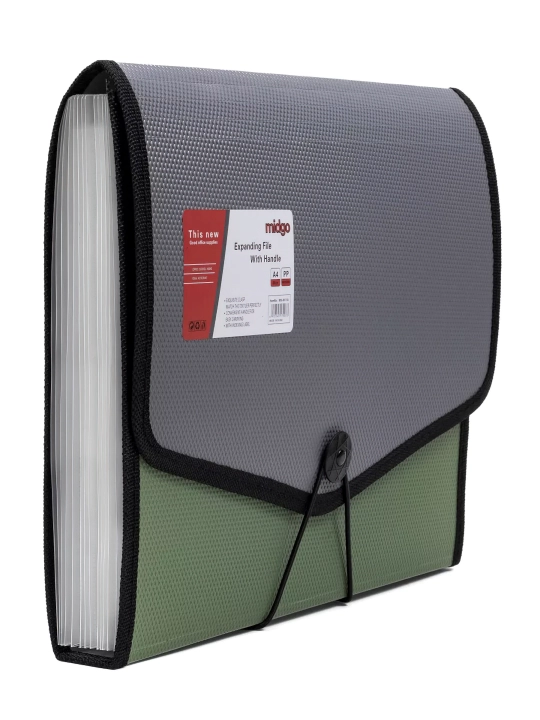 Папка-портфель для документов Midgo MG-8811A, А4, 12 отсеков