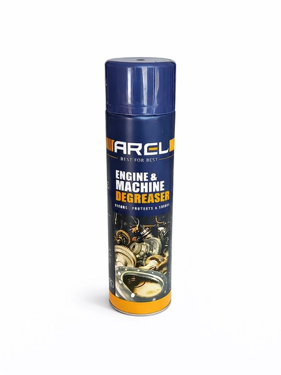Очиститель двигателя AREL, обезжириватель для деталей и механизмов, 450 ml — BOZORX-1MACHINECLEANER