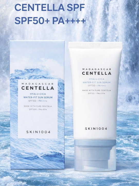 SKIN1004 Centella солнцезащитная сыворотка SPF50+ PA++++, увлажняющая - 