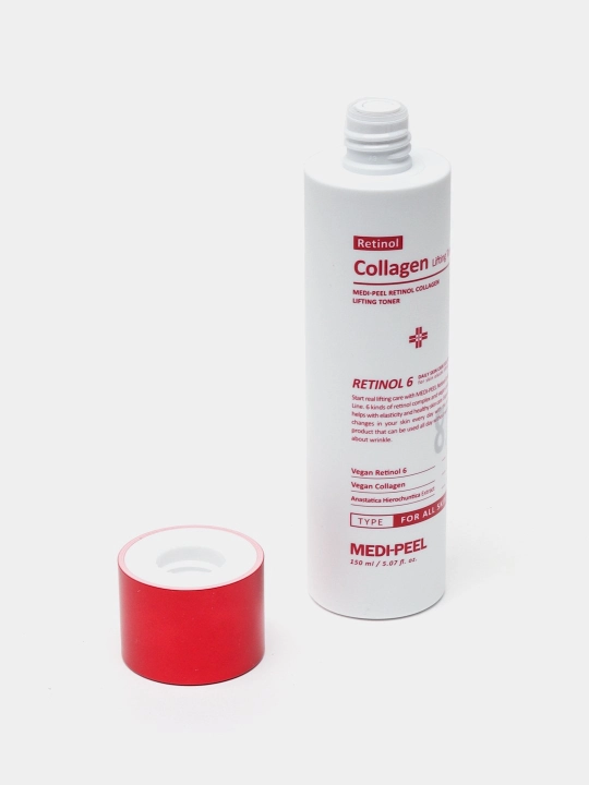 Retinol va kollagenli yoshartiruvchi toner, MEDIPEEL+, Retinol collagen Lifting, 150 ml