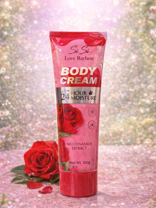SiSi Love Rayhon Body Cream – увлажняющий крем для тела 24 часа (4 аромата), 100 г - 