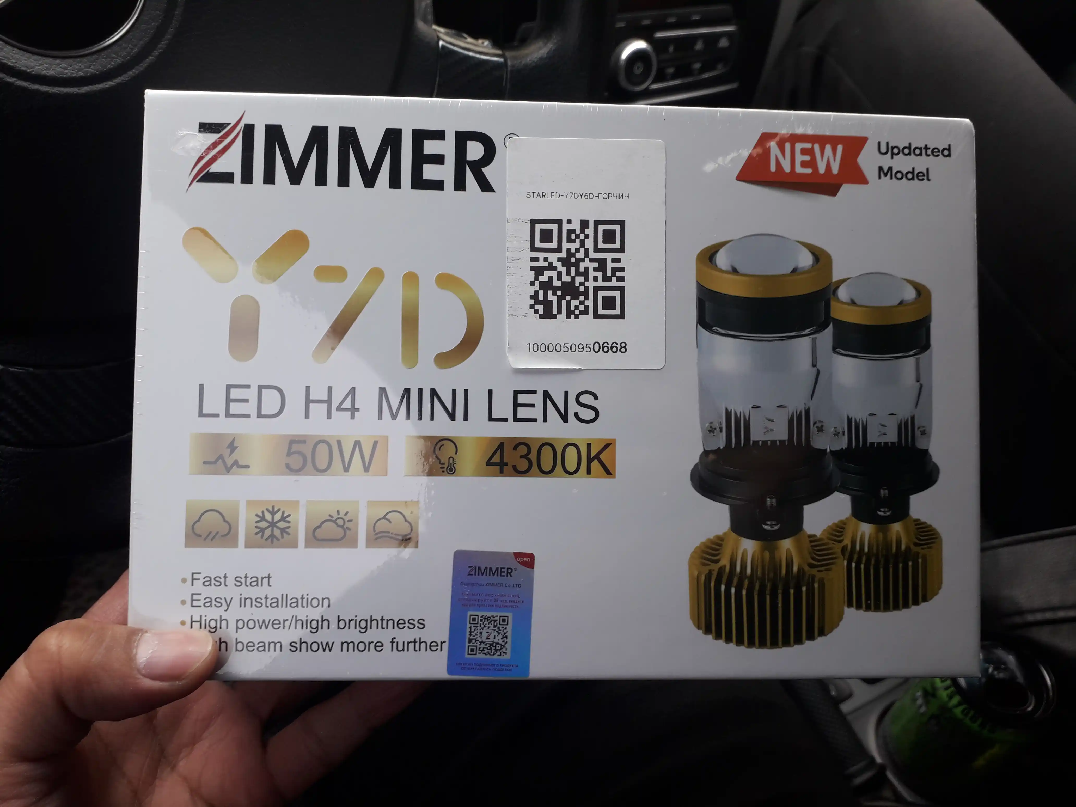 Y7D Y7 LED H4: avtomobil faralari uchun chiziqli svetodiod tog'ri ornatilsa ruxsati bor