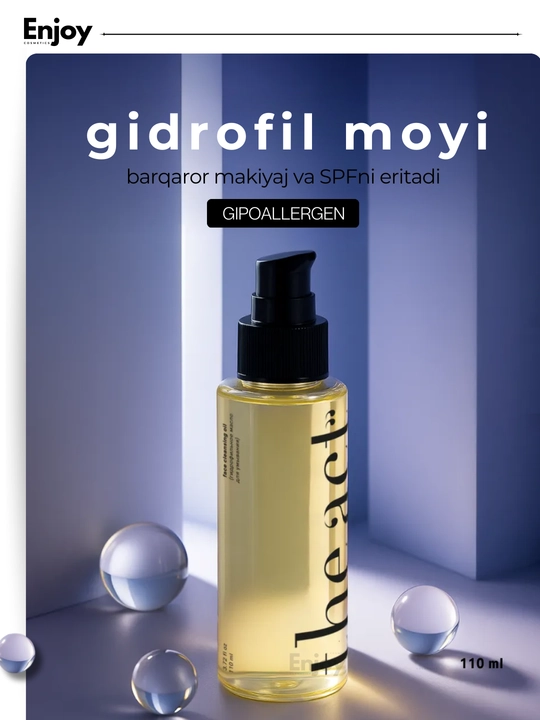 Yuz teri tozalash hidrofilik moyi The Act, makiyaj va SPF ni olib tashlash uchun, 110 ml