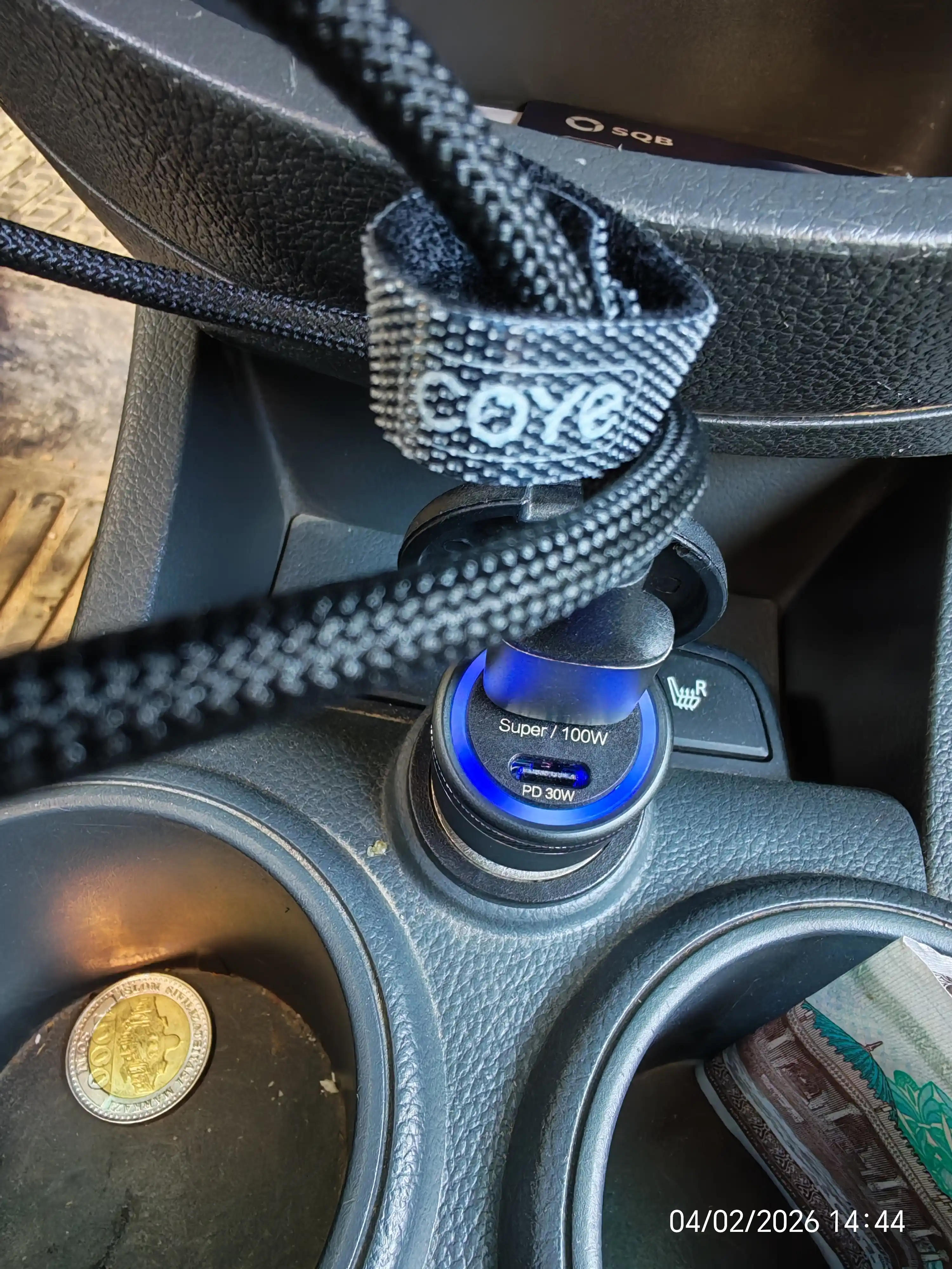 Автозарядное устройство 100W с поддержкой PD + USB