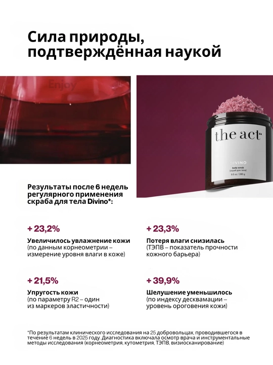Скраб для тела The Act, для похудения, антицеллюлитный, кокосовый, подарочный набор 2/3 шт