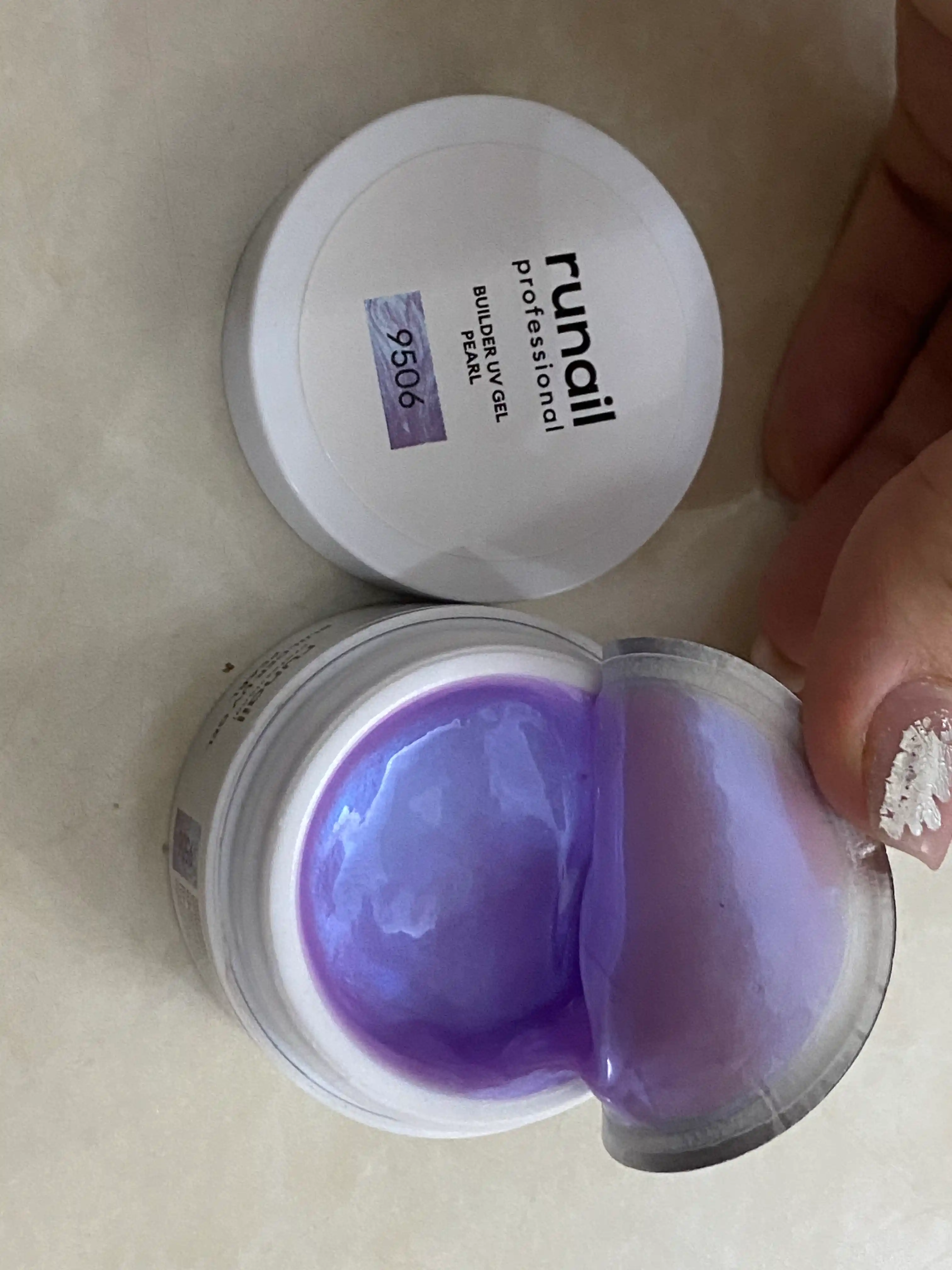 Pearl effektli tirnoqlarni uzaytirish uchun UV gelini modellashtirish Builder Uv Gel Pearl