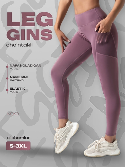 Kioko sport losinlari, ayollar sport kiyimlari, fitnes uchun legginslar - 