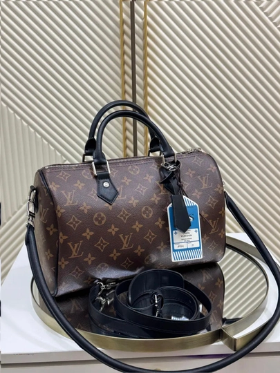Женская сумка в стиле Louis Vuitton Neverfull — BAGAZIZ-LOUVITON7X-ХРОМ