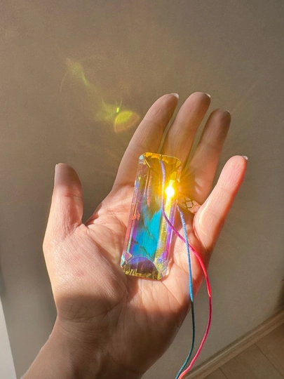 Ловец солнца (suncatcher) с кристаллом, 10 см