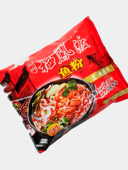 Fish Rice Xitoycha guruchli lapsha baliq va loviya bilan — “Syaoxun” (achchiq bulyon)