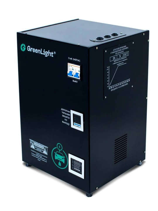 GreenLight kuchlanish stabilizatori, 20 kVA (servoyuritmali) - 