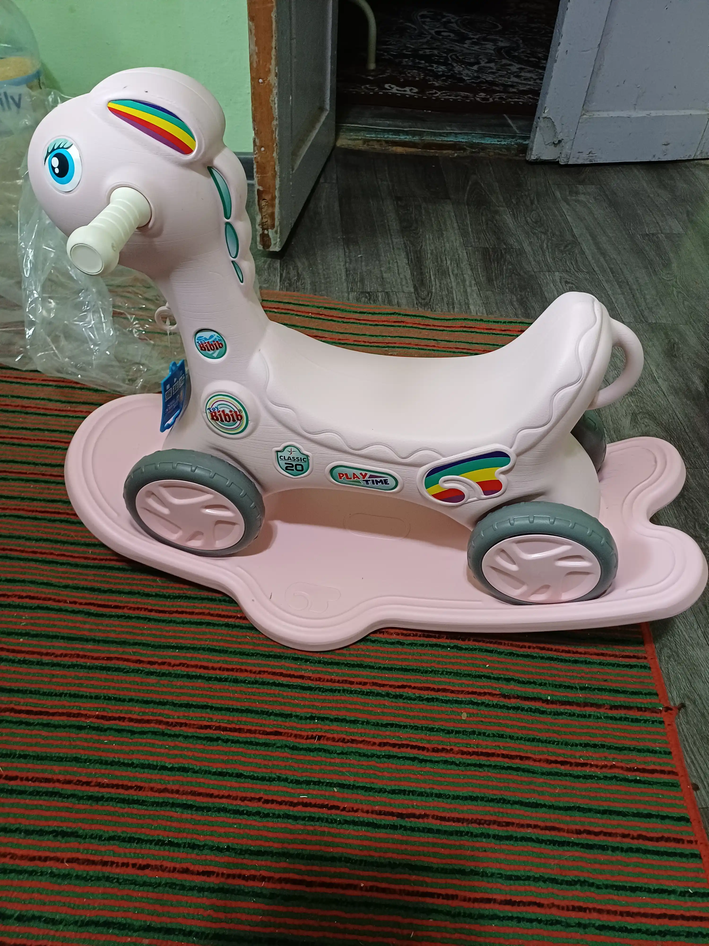 Детская качалка Динозавр, для детей от 1 года, THE REPUBLIC OF TOYS