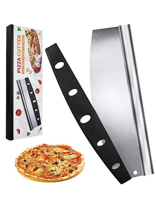 Professional roker zanglamaydigan po'latdan yasalgan pizza to'sar, o'tkir pizza to'sar - 
