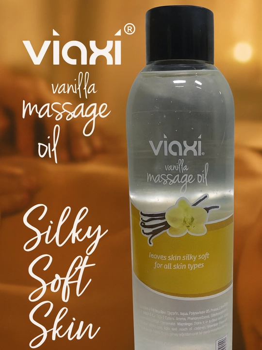 VIAXI massaj moyi, ayollar va erkaklar uchun, tanani yumshatadi (177 ml)