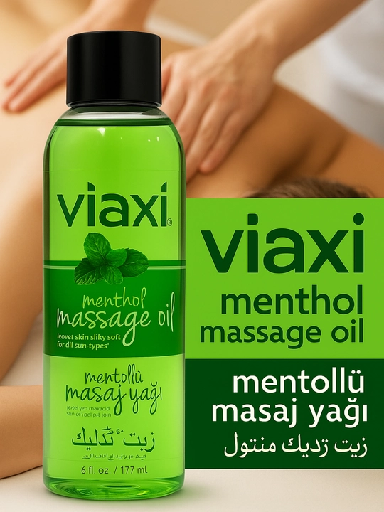 VIAXI massaj moyi, ayollar va erkaklar uchun, tanani yumshatadi (177 ml)