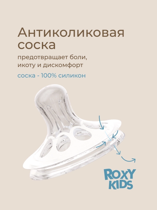 ROXY-KIDS Бутылочка для кормления для новорожденных, 120/240/330 мл