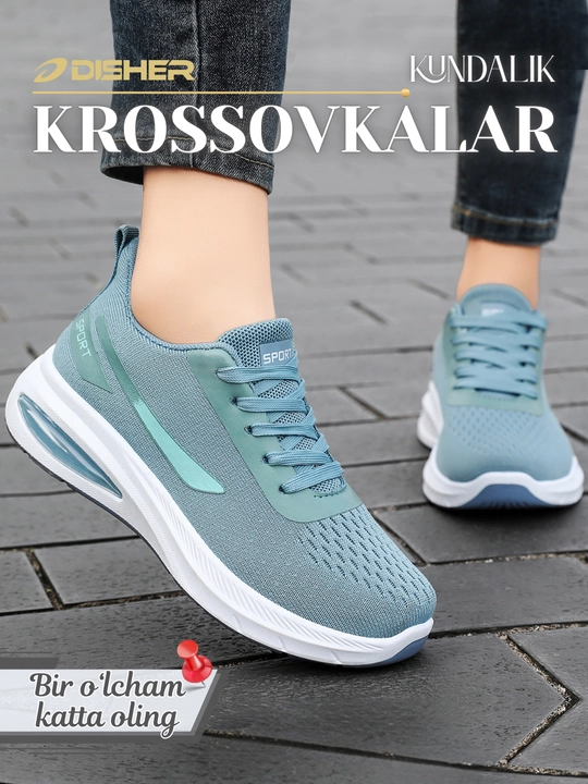 Ayollar krossovkasi, DISHER AirBloom, ayollar poyabzali