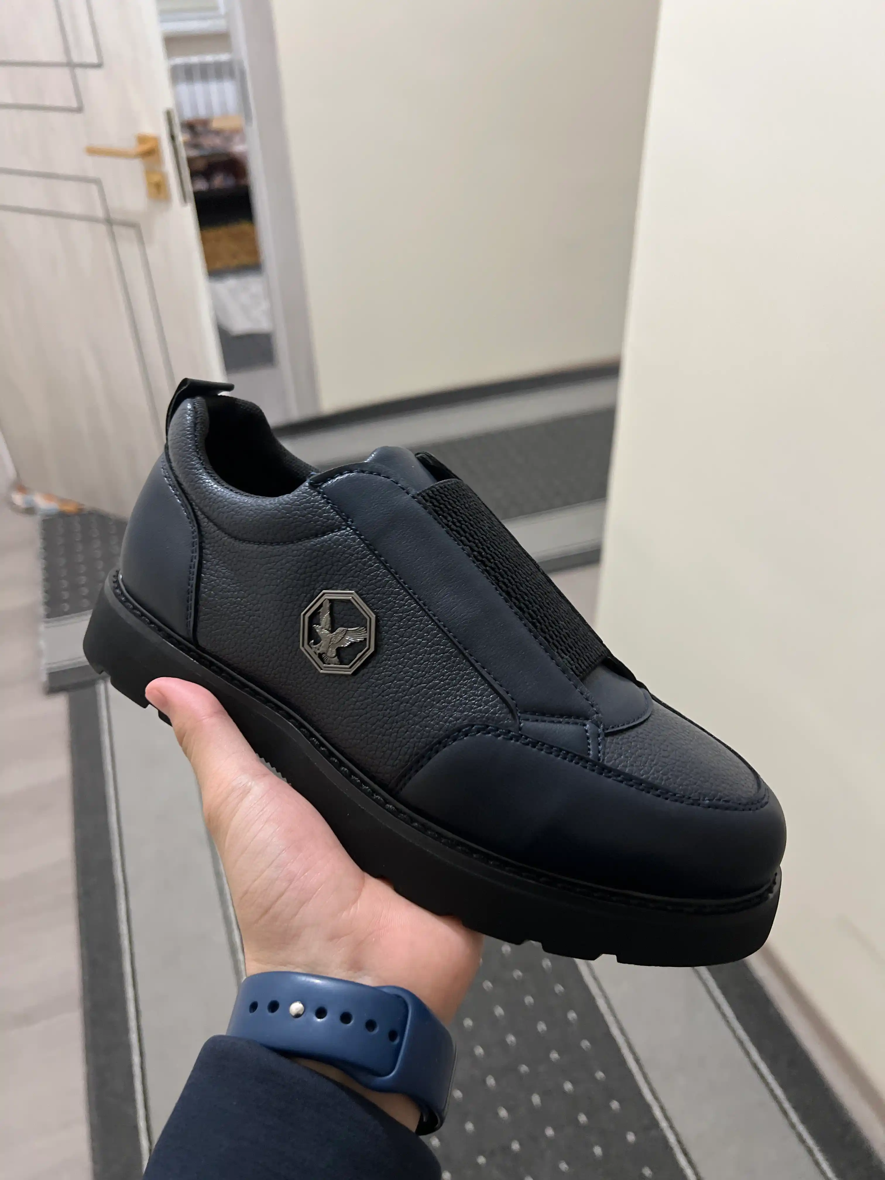 Erkaklar poyabzali, suv o'tkazmaydigan, eko charm, 39 - 43