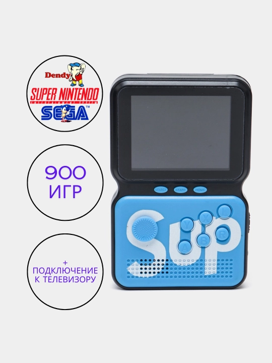 SUP Game Box o‘yin pristavkasi, portativ konsol, cho‘ntak o‘yin pristavkasi, tetris