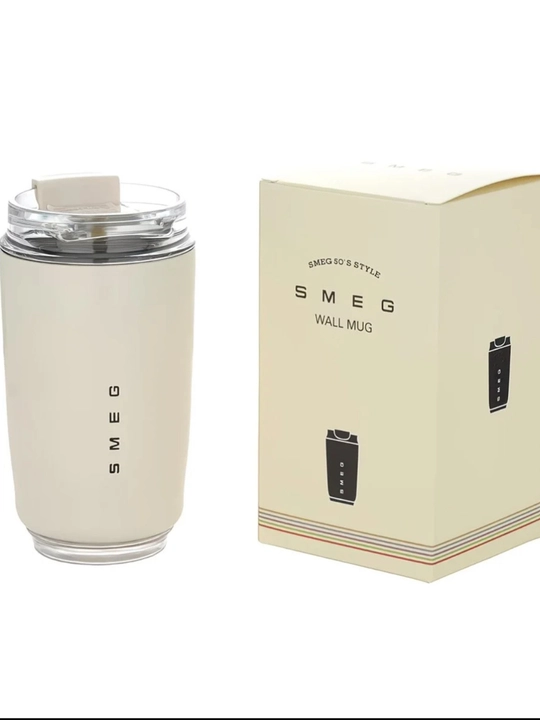Issiq va sovuq ichimliklar uchun SMEG termokrugi, zamonaviy, retro dizayn 250 ml
