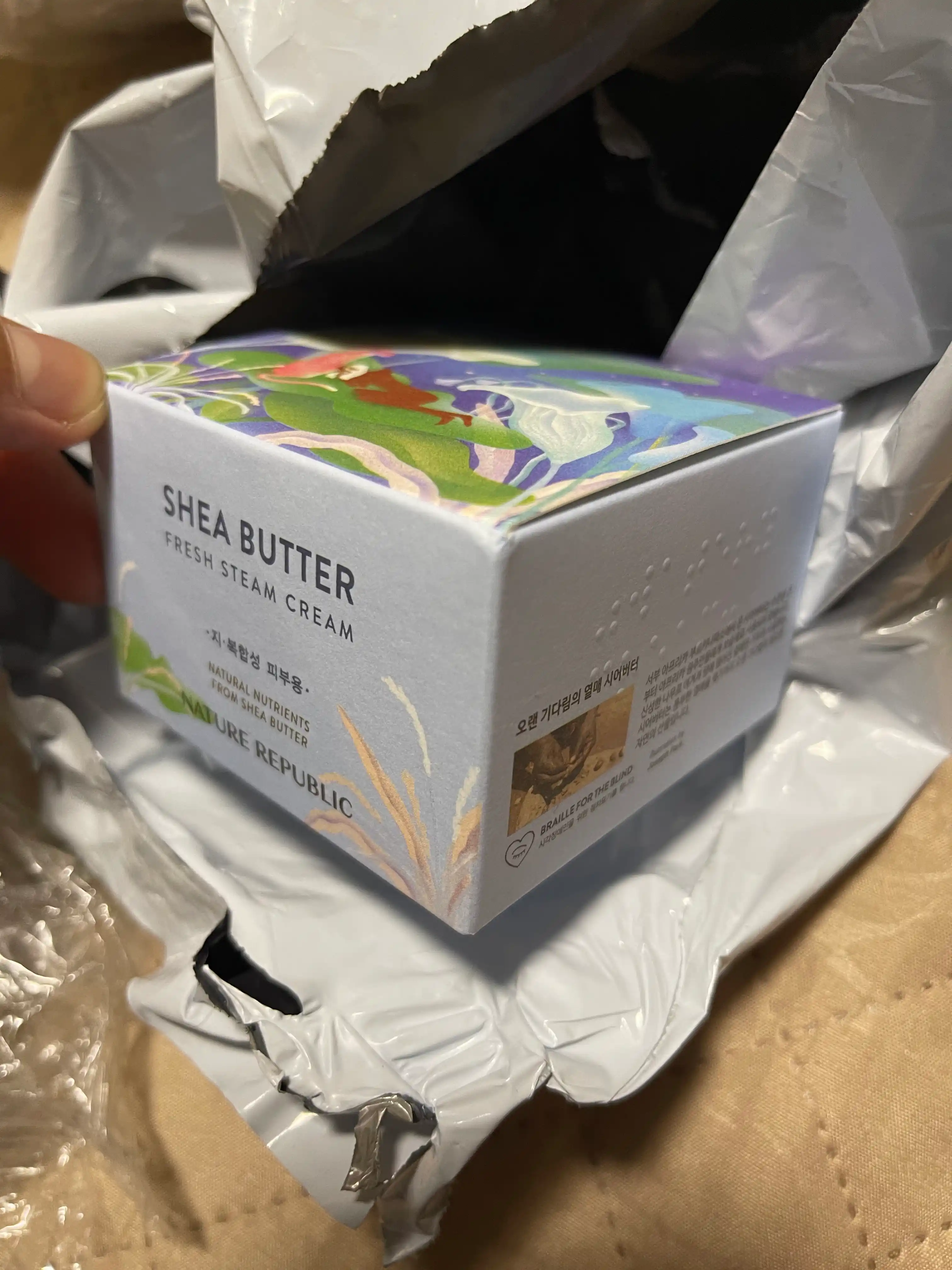 Освежающий крем для жирной и комбинированной кожи-Shea Butter Fresh Steam Cream, 100 мл
