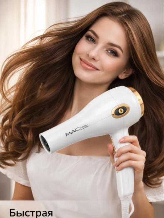 MAC Styler MC-6682A Professional Fen, 2200 Vt, Ionizatsiya