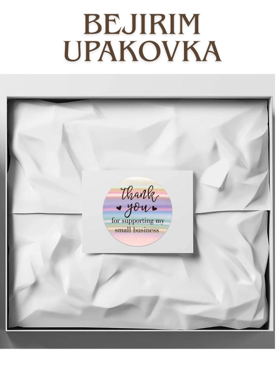 Сделайте свой бизнес более изысканным с помощью наклеек THANK you, 50 штук