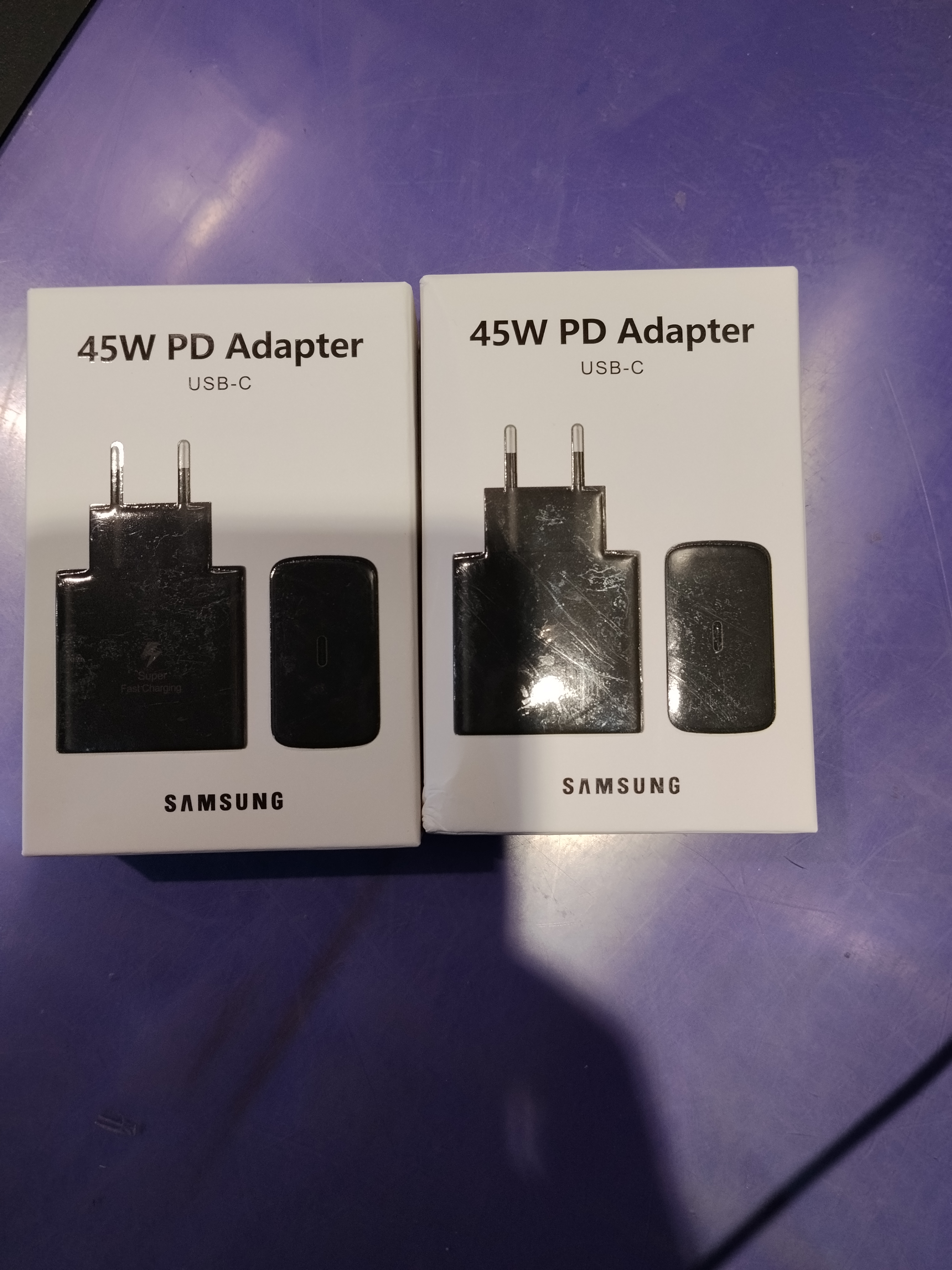 Сетевой адаптер Samsung 45W PD Type-C, супер быстрая зарядка