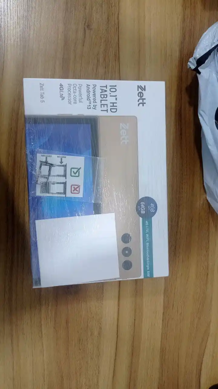 Planshet Zett Tab 5 10.1 inch IPS 4GB/64GB/ Android 13/ 1 SIM/ IMEI ro'yxatdan o'tgan