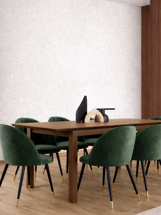 Devor uchun o‘z-o‘zidan yopishadigan 3D oboylar 60×60 sm, relyefli, och rangli