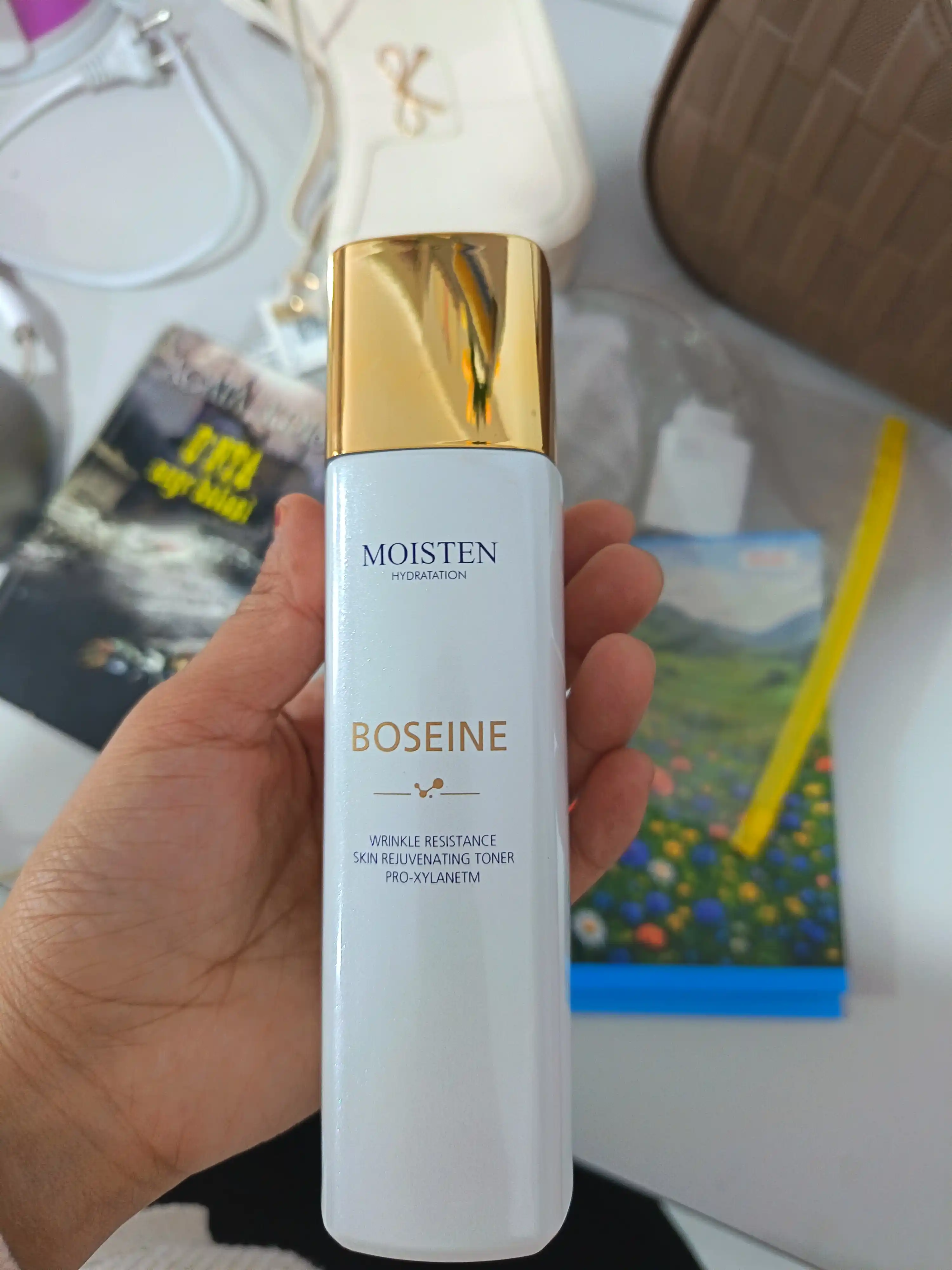 Boseine, Тонер для кожи с эффектом сопротивления морщинам и омолаживания, MOISTEN