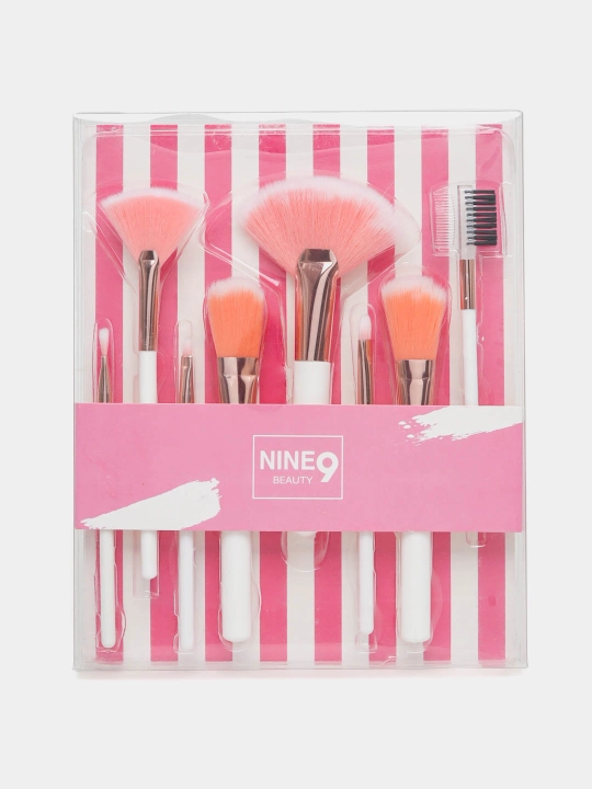 Nine9 Beauty professional makiyaj cho‘tkalari to‘plami, 9 dona - 