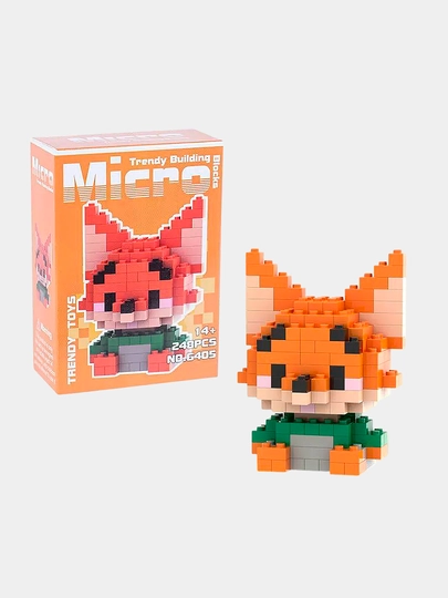Игрушка-конструктор из мини блоков 3D, 42 вида — 4HOME-967404-ПЕСОЧ