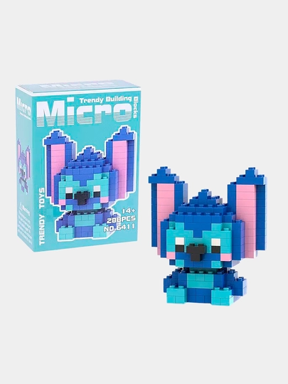 Игрушка-конструктор из мини блоков 3D, 42 вида — 4HOME-967404-СИНМЕЛ