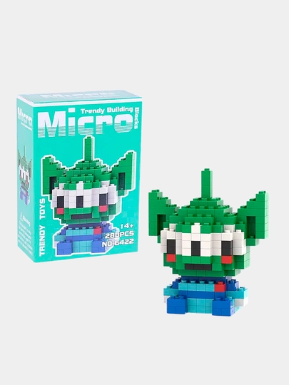Игрушка-конструктор из мини блоков 3D, 42 вида — 4HOME-967404-ЛЗЕЛЕН
