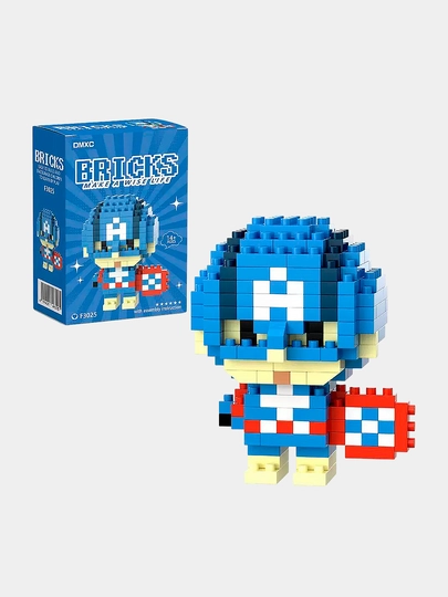 Игрушка-конструктор из мини блоков 3D, 42 вида — 4HOME-967404-CЕРМЕЛ