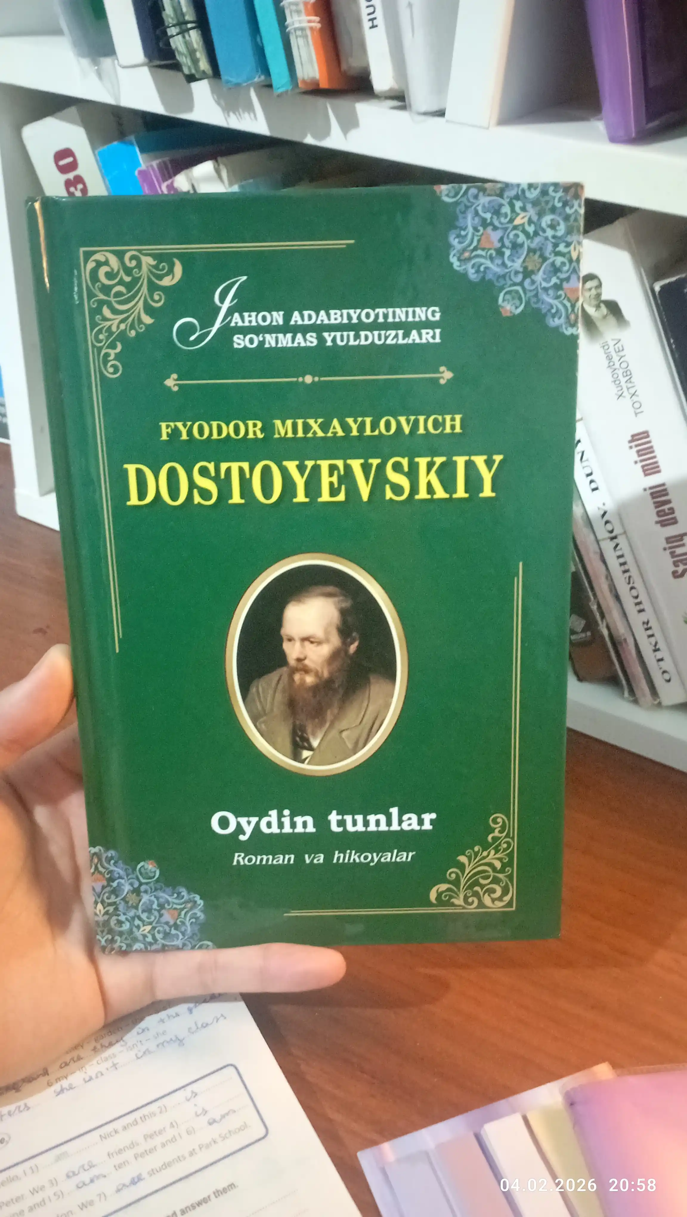 Oydin tunlar, Fyodor Mixaylovich Dostoyevskiy