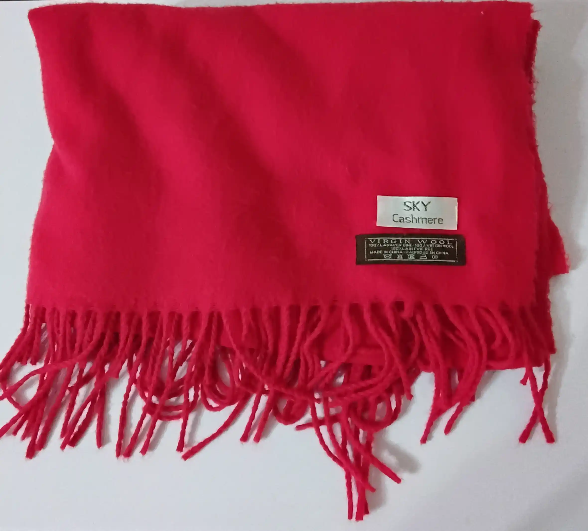 Ayollar uchun qishki kashemir sharf, qalin sharf, 200x70 sm