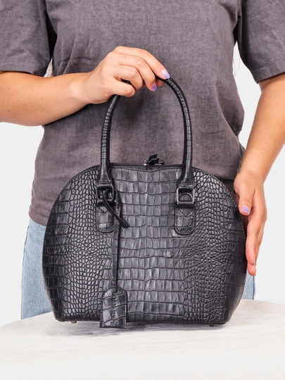Сумка женская из натуральной кожи Black Gator